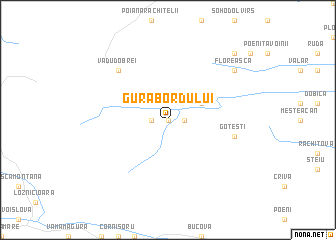 map of Gura Bordului