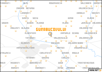 map of Gura Bucovului