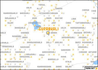 map of Gurābwāli