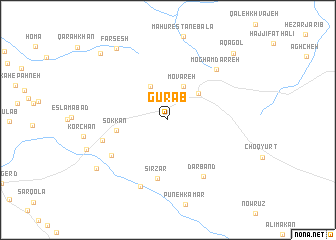 map of Gūrāb