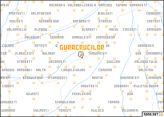 map of Gura Crucilor