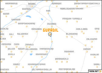 map of Gūrādīl