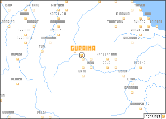 map of Guraima