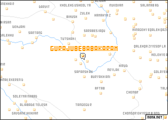 map of Gūrā Jūb-e Bābā Karam