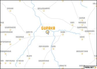 map of Guraka