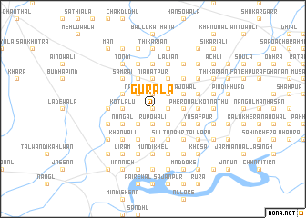 map of Gurāla