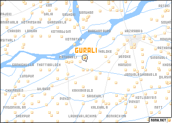 map of Gurāli