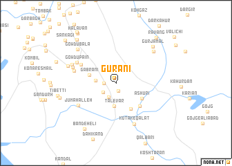 map of Gūrānī