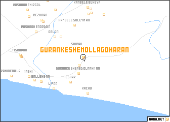 map of Gūrānkesh-e Mollā Goharān