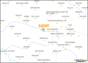 map of Gūrān