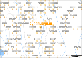 map of Gura Plopului