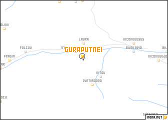 map of Gura Putnei