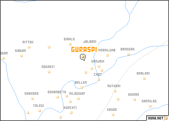 map of Guraspi