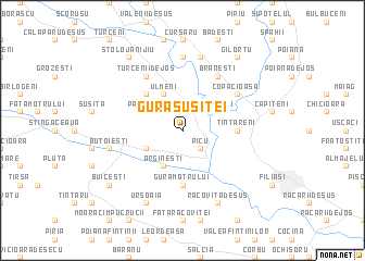 map of Gura Şuşiţei