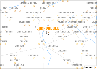 map of Gura Vadului