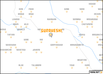 map of Gura Weshī