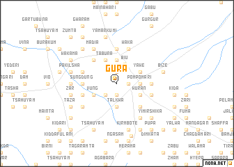 map of Gura