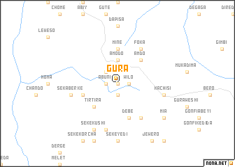 map of Gura