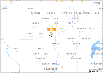 map of Gura