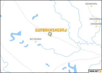 map of Gurbakhshganj