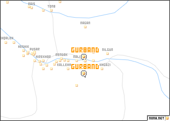 map of Gūr Band