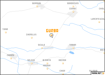 map of Gurba