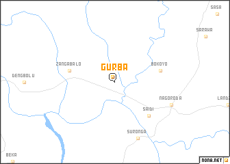 map of Gurba
