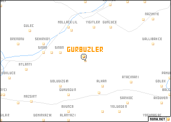 map of Gürbüzler