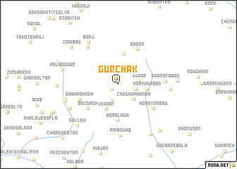 map of Gūrchak