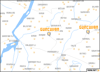 map of Gürcüvan