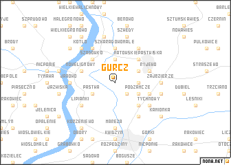 map of Gurcz