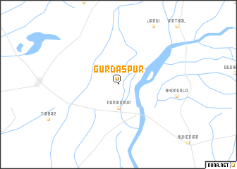 map of Gurdāspur