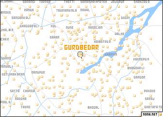 map of Gurdbedār