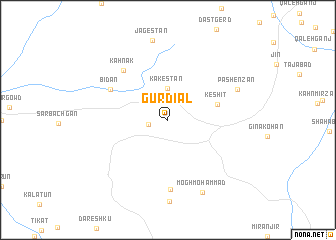 map of Gurdial