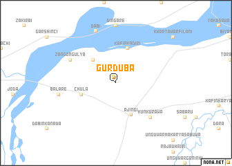map of Gurduba