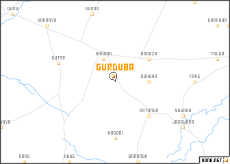 map of Gurduba