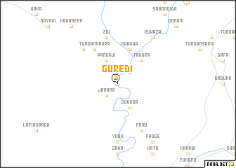 map of Guredi