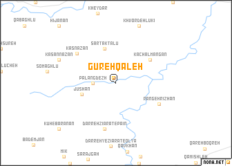 map of Gūreh Qal‘eh