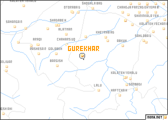 map of Gūr-e Khar