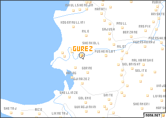 map of Gurëz