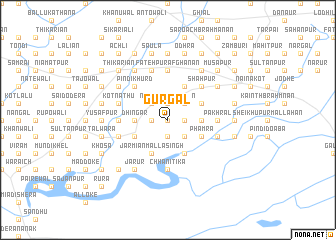 map of Gurgāl