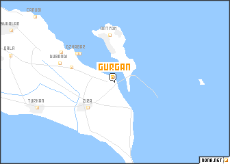 map of Gürgan