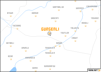 map of Gürgenli