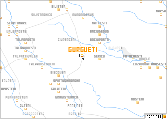 map of Gurgueţi