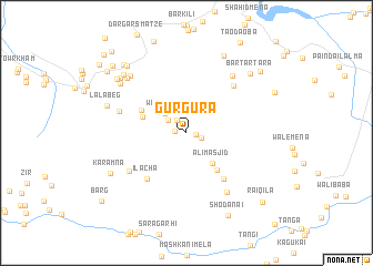 map of Gurgura