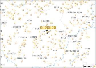 map of Gurgura