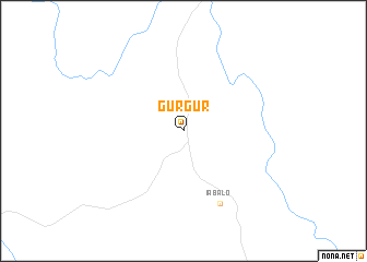 map of Gurgur