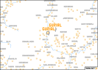 map of Guriāl