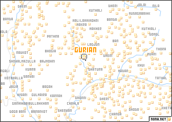 map of Guriān