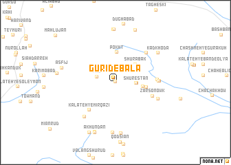 map of Gūrīd-e Bālā